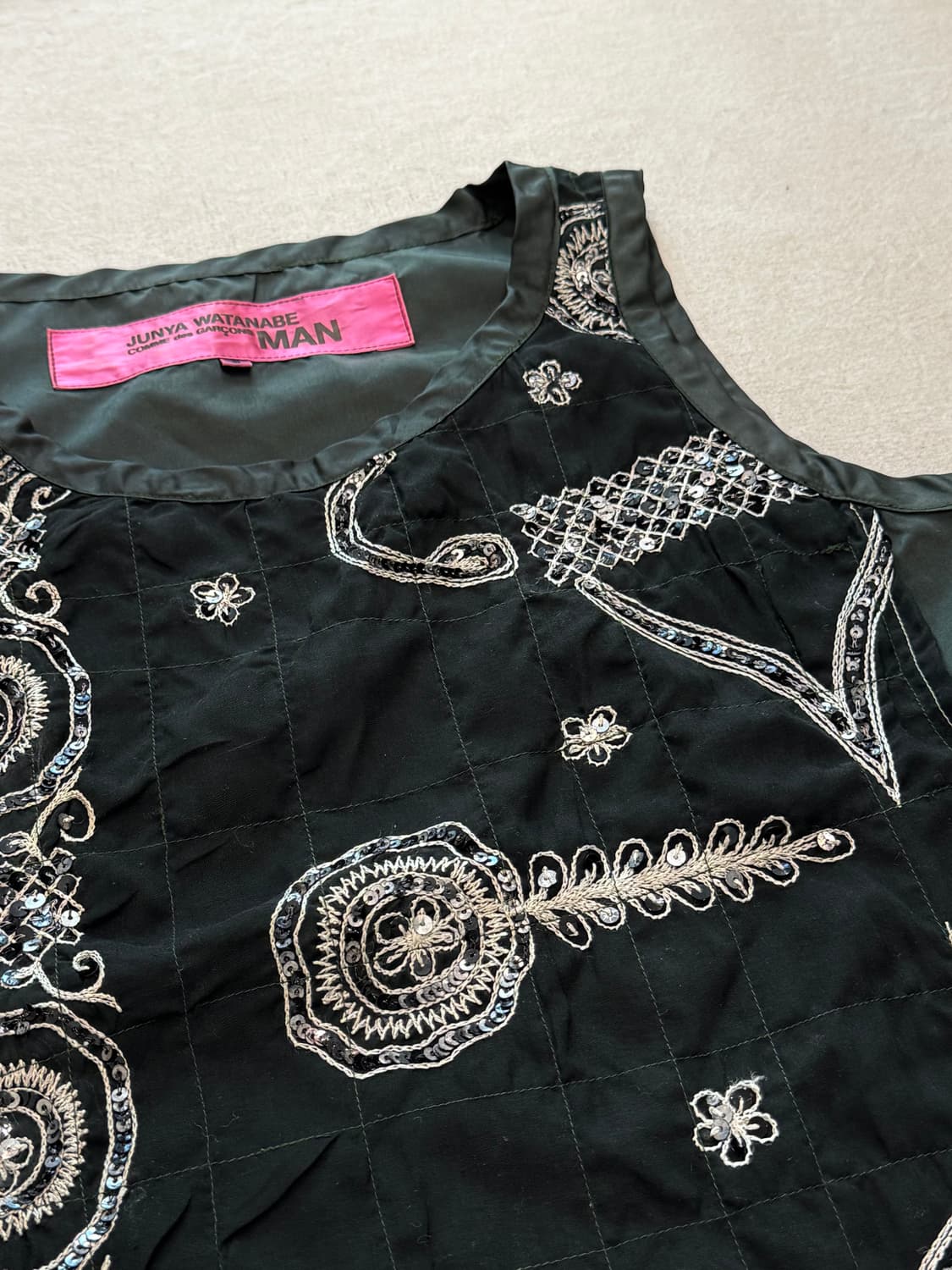 준야와타나베 05ss 스팽글 슬리브리스 상품이미지3