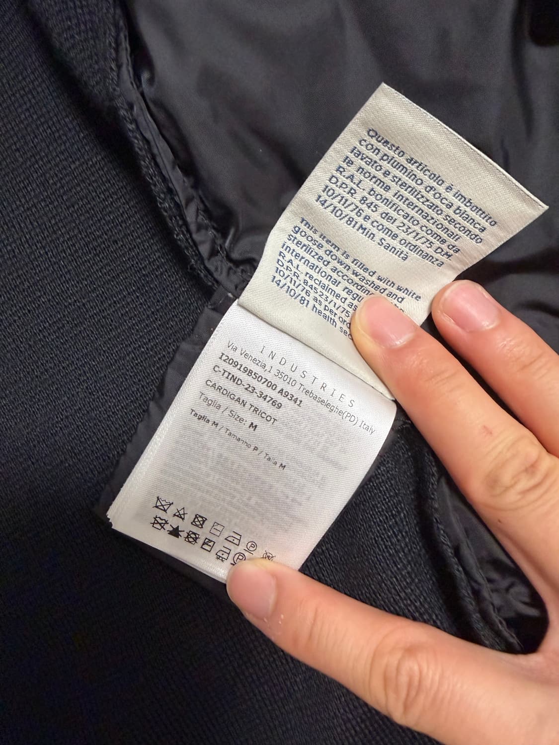 24fw 국문택 몽클레어 김현우 니트패딩 블랙 M사이즈  상품이미지6