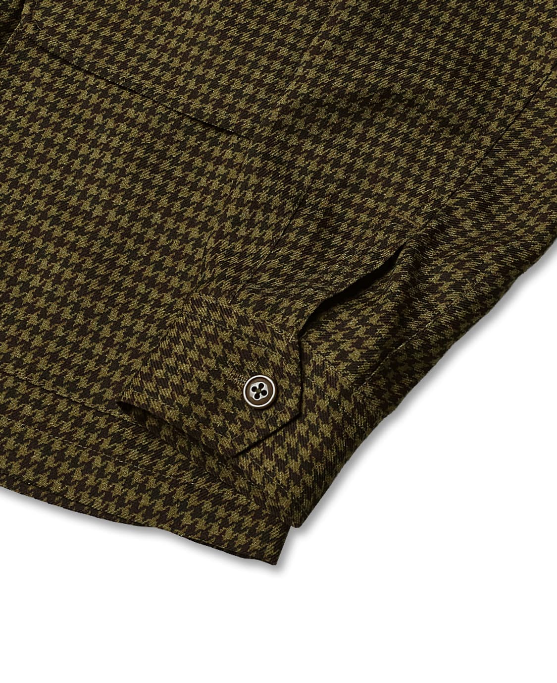 빔즈 플러스 [Beams +] 하운드 투스 벨티드 자켓 코마츠 원단 상품이미지4