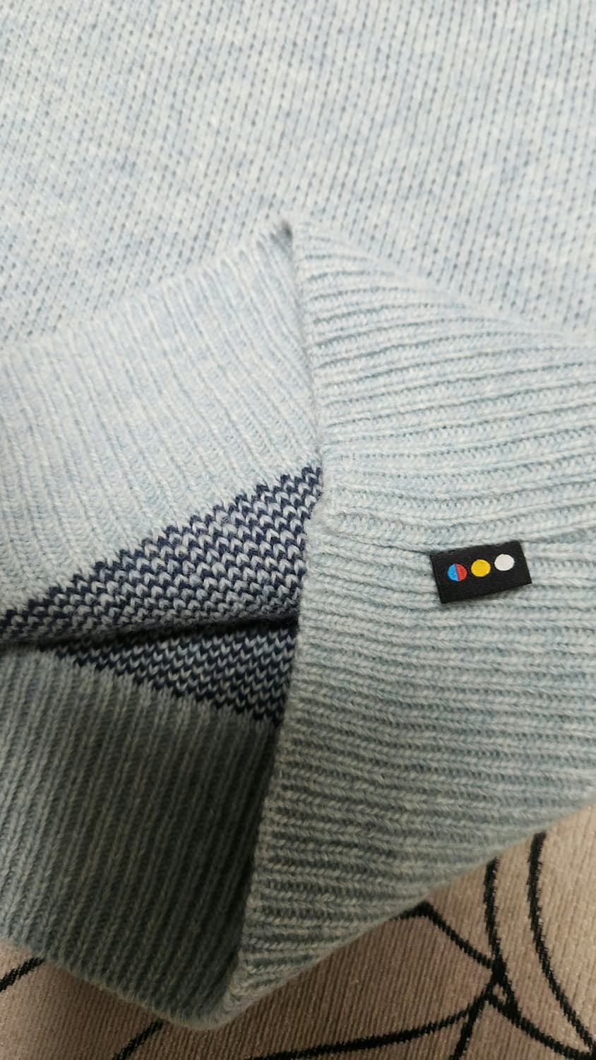 아이앱 스튜디오 니트 스틸 블루 [XL] 상품이미지5