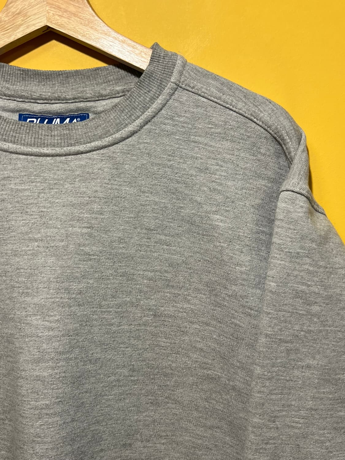 90's [L] 러셀 애슬레틱 플루마 헤더 그레이 맨투맨 빈티지 스웻셔츠 상품이미지2