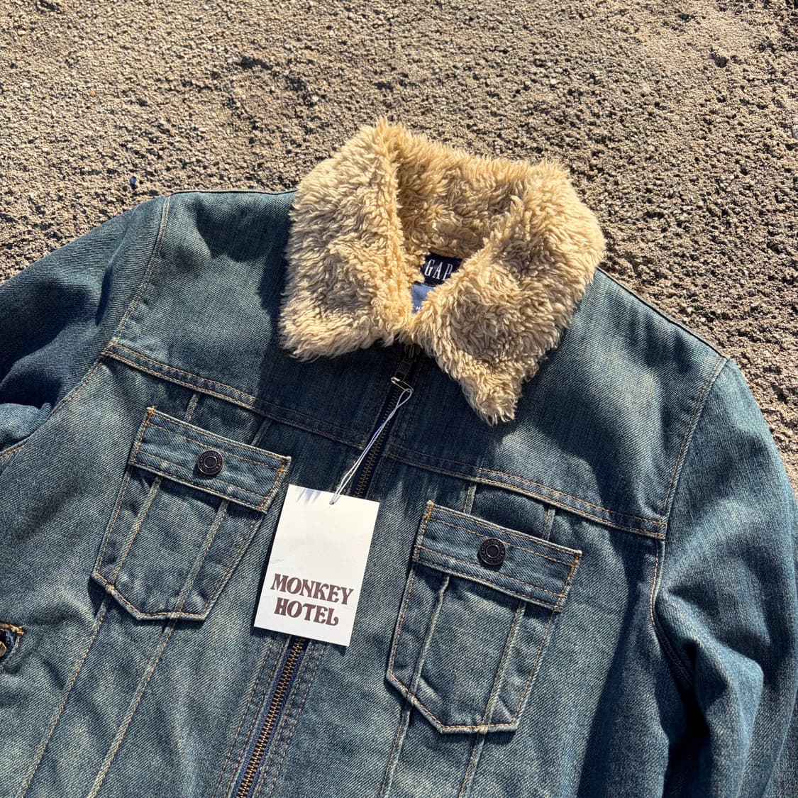 GAP 갭 빈티지 쉐르파 데님자켓 M 상품이미지4