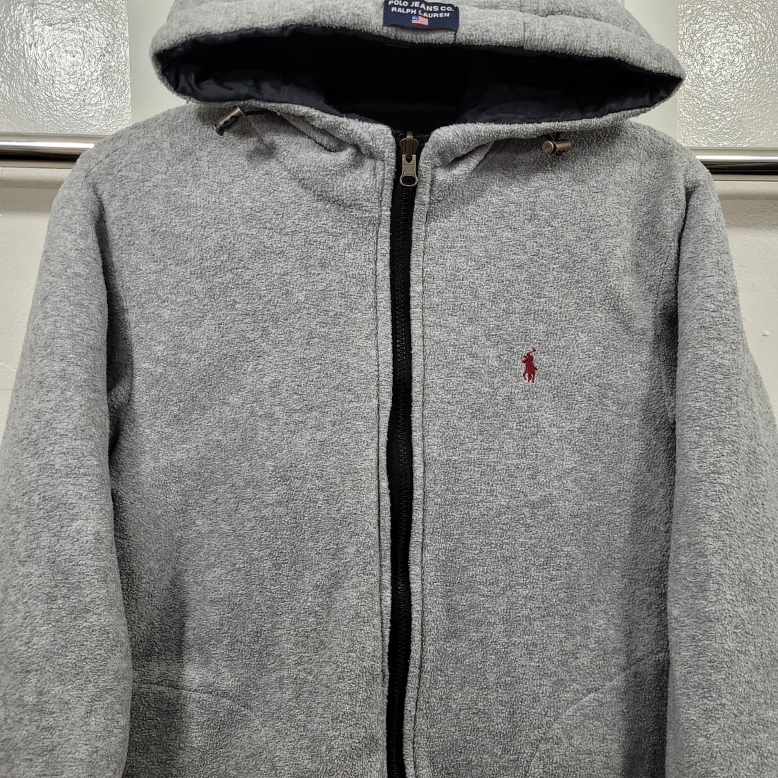 M 폴로 리버시블 후리스 후드점퍼 상품이미지2