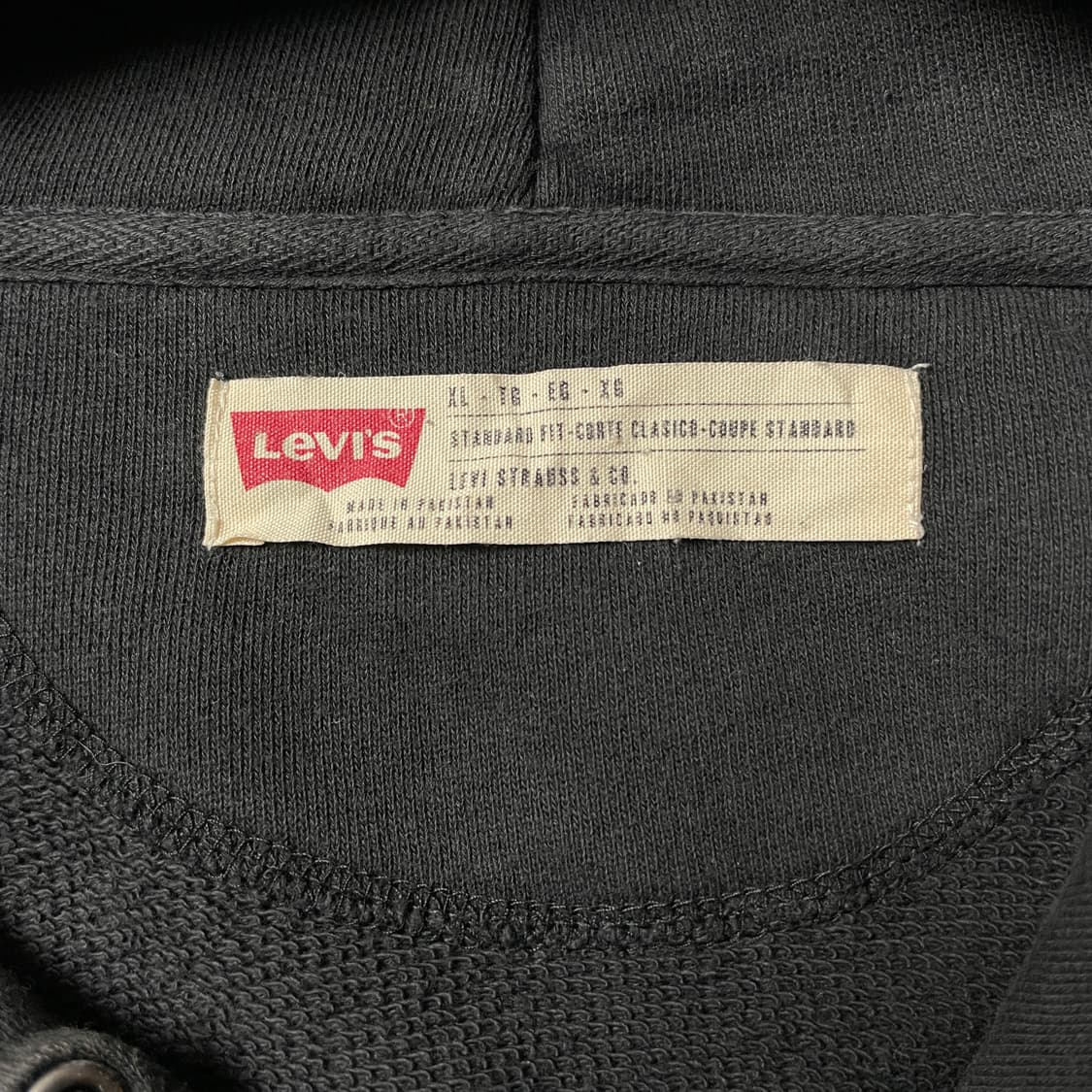 LEVI'S 리바이스 빈티지 블랙 롱슬리브 후드티 A00458 상품이미지9
