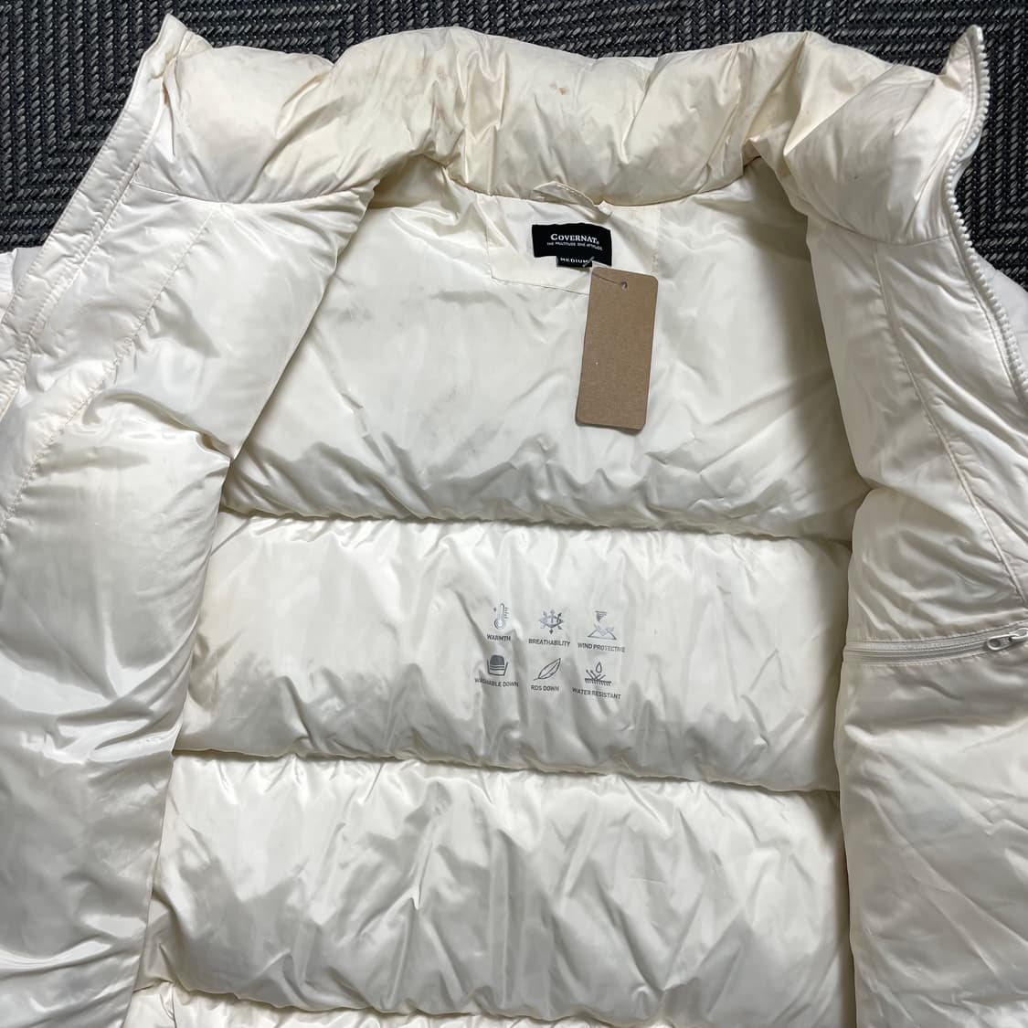 커버낫 RDS 아치로고 덕다운 패딩y 4524 상품이미지8