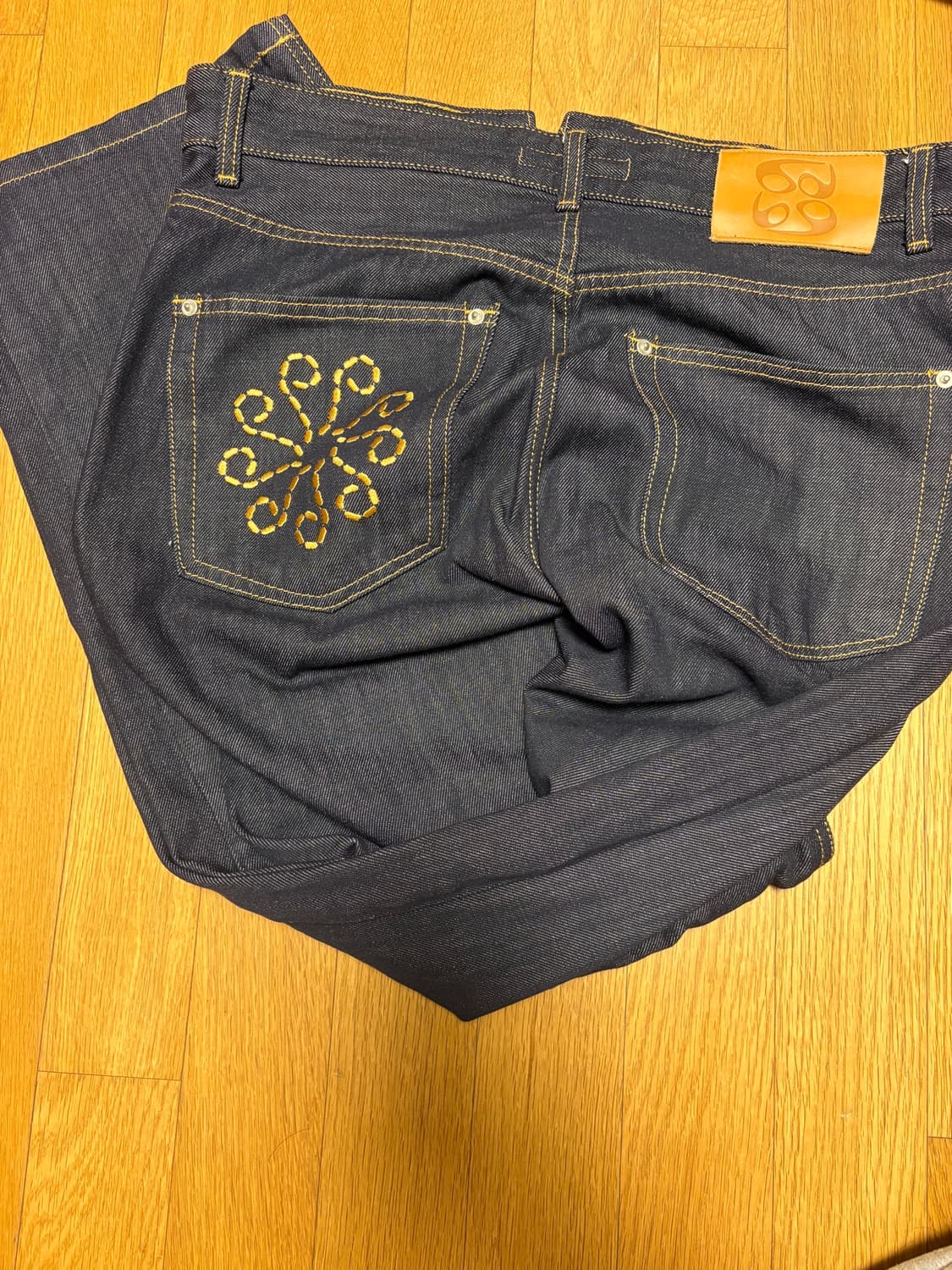 9999아카이브 Linking Wide Denim Pants 상품이미지5