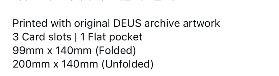 [Deus Ex Machina]데우스엑스마키나 여권지갑 상품이미지2