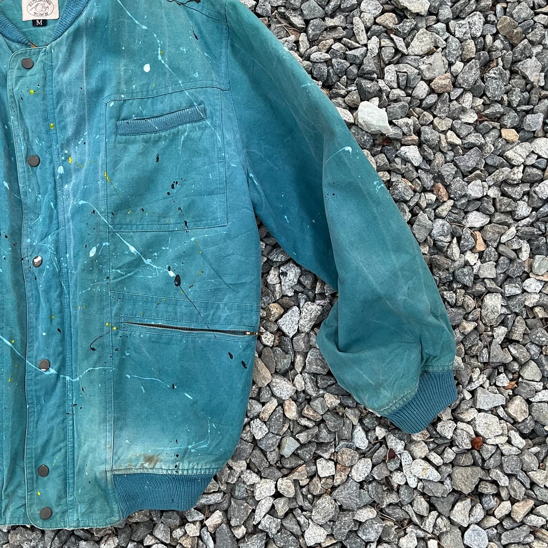 90s Blooming Town 커스텀 페인팅 워크웨어(실측확인) 상품이미지4