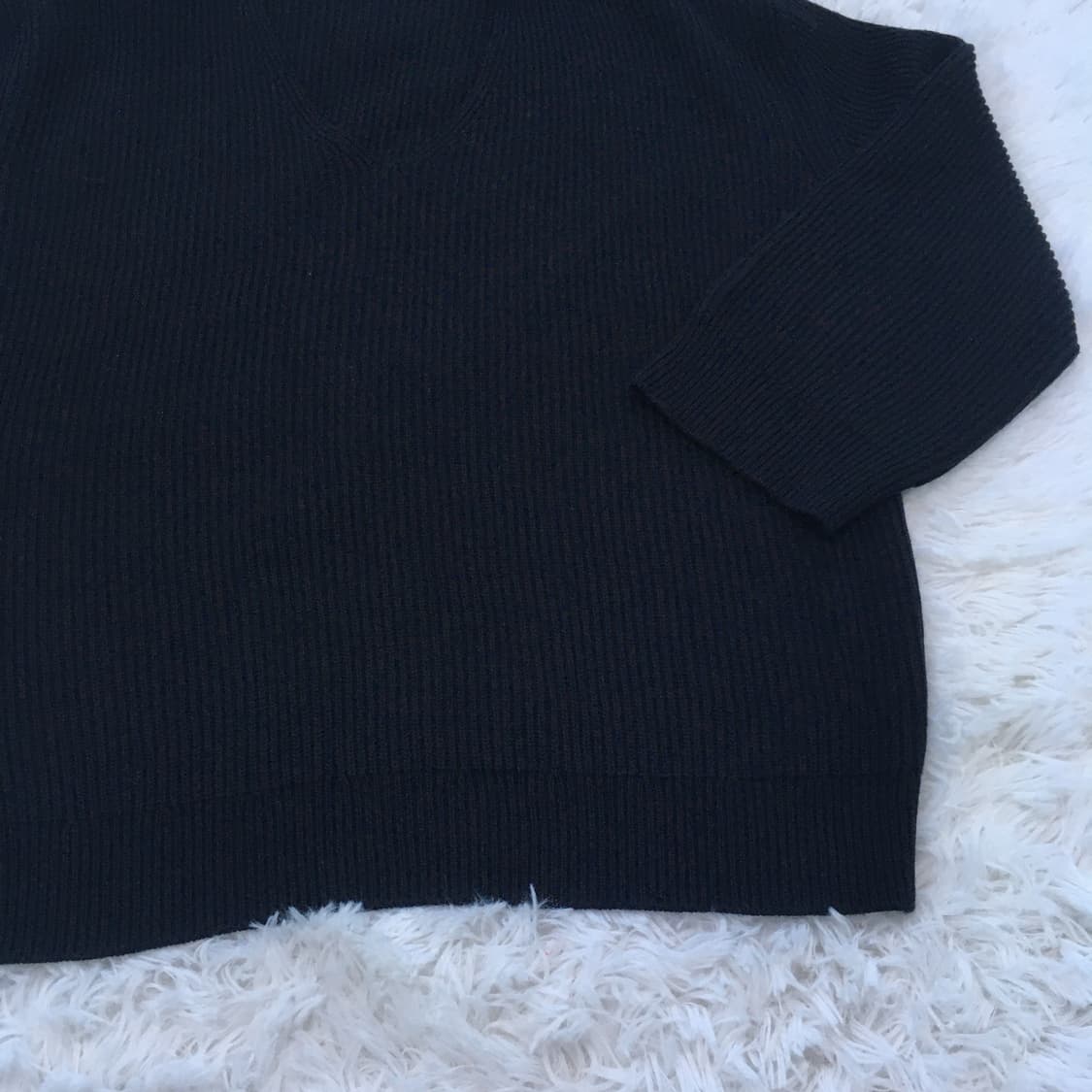 빈티지 자라 네이비 스트라이프 브이넥 니트 776 y2k 스트릿 갸루  상품이미지4