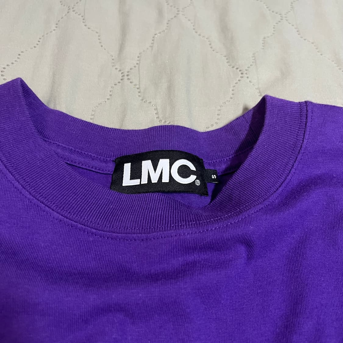 LMC 그린로고 퍼플반팔 S 티셔츠 데일리 보라 엘엠씨 상품이미지2