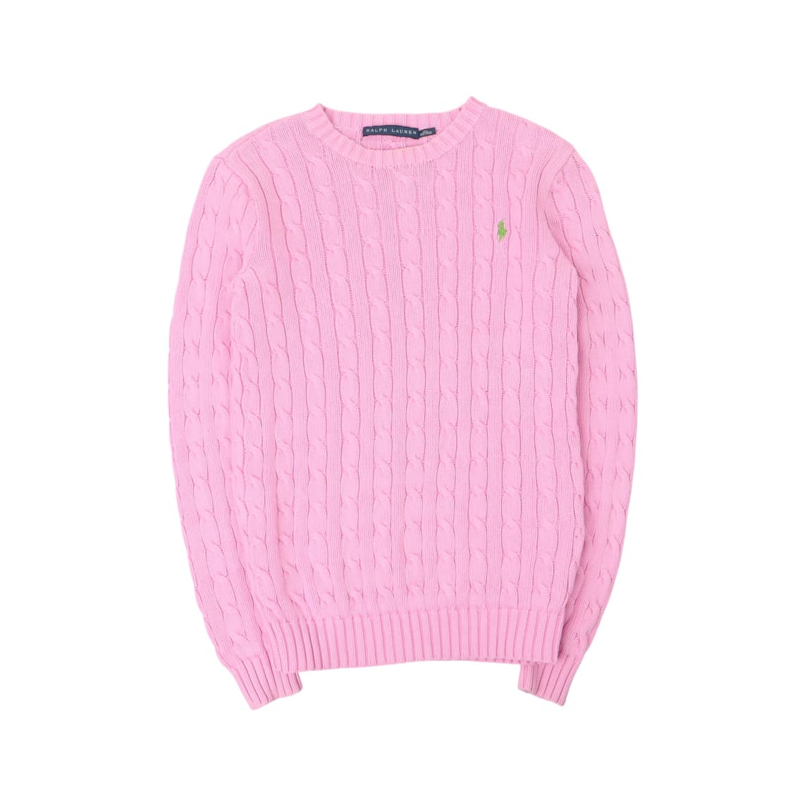 폴로 랄프로렌 라이트 핑크 케이블 니트 상품이미지1