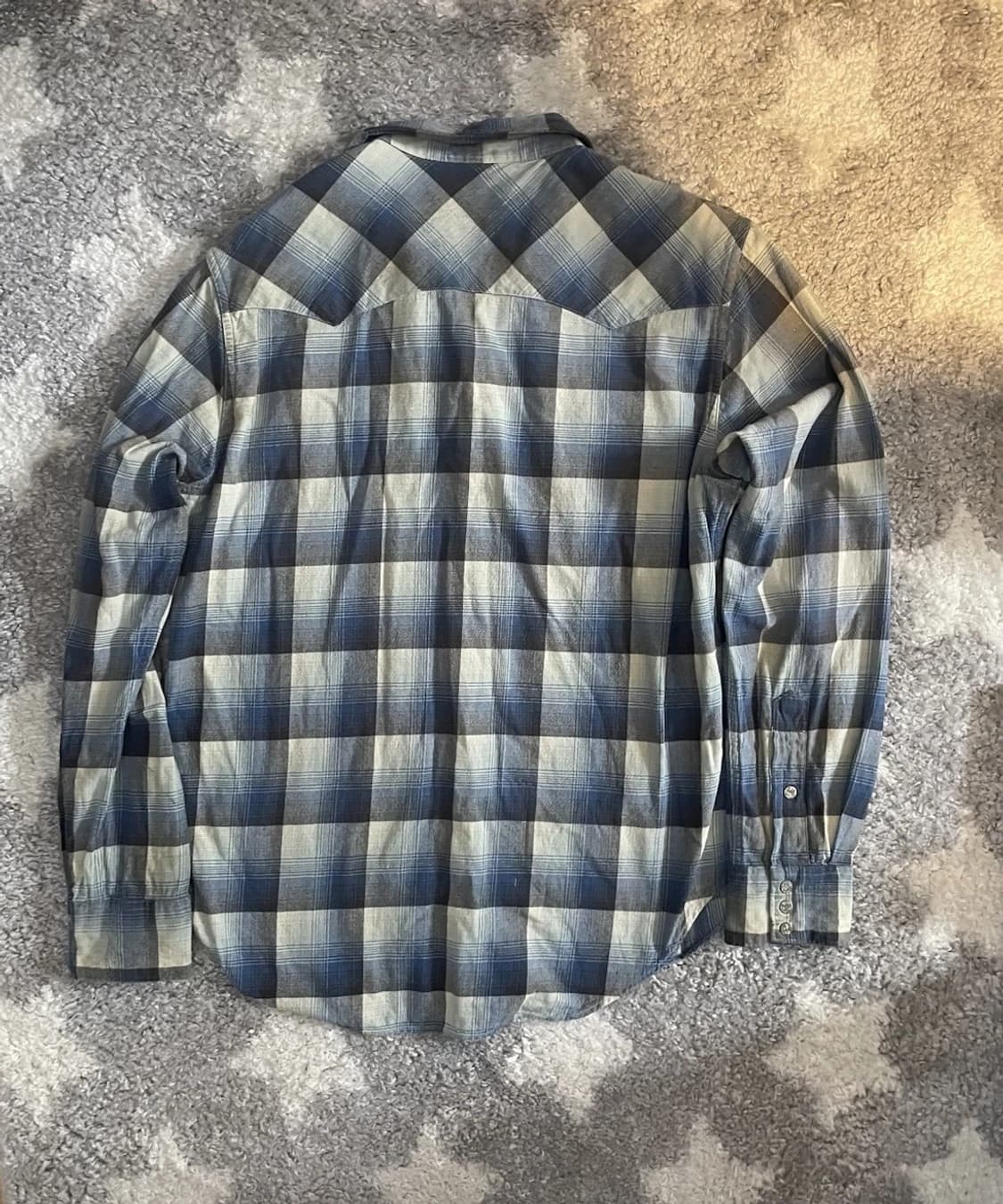 RRL 더블알엘 플래드 트윌 웨스턴 셔츠 상품이미지7