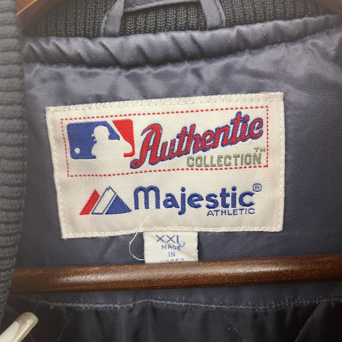 마제스틱 스트릿 펑크 빈티지 양키스 바시티 자켓 XXL C10866 상품이미지5