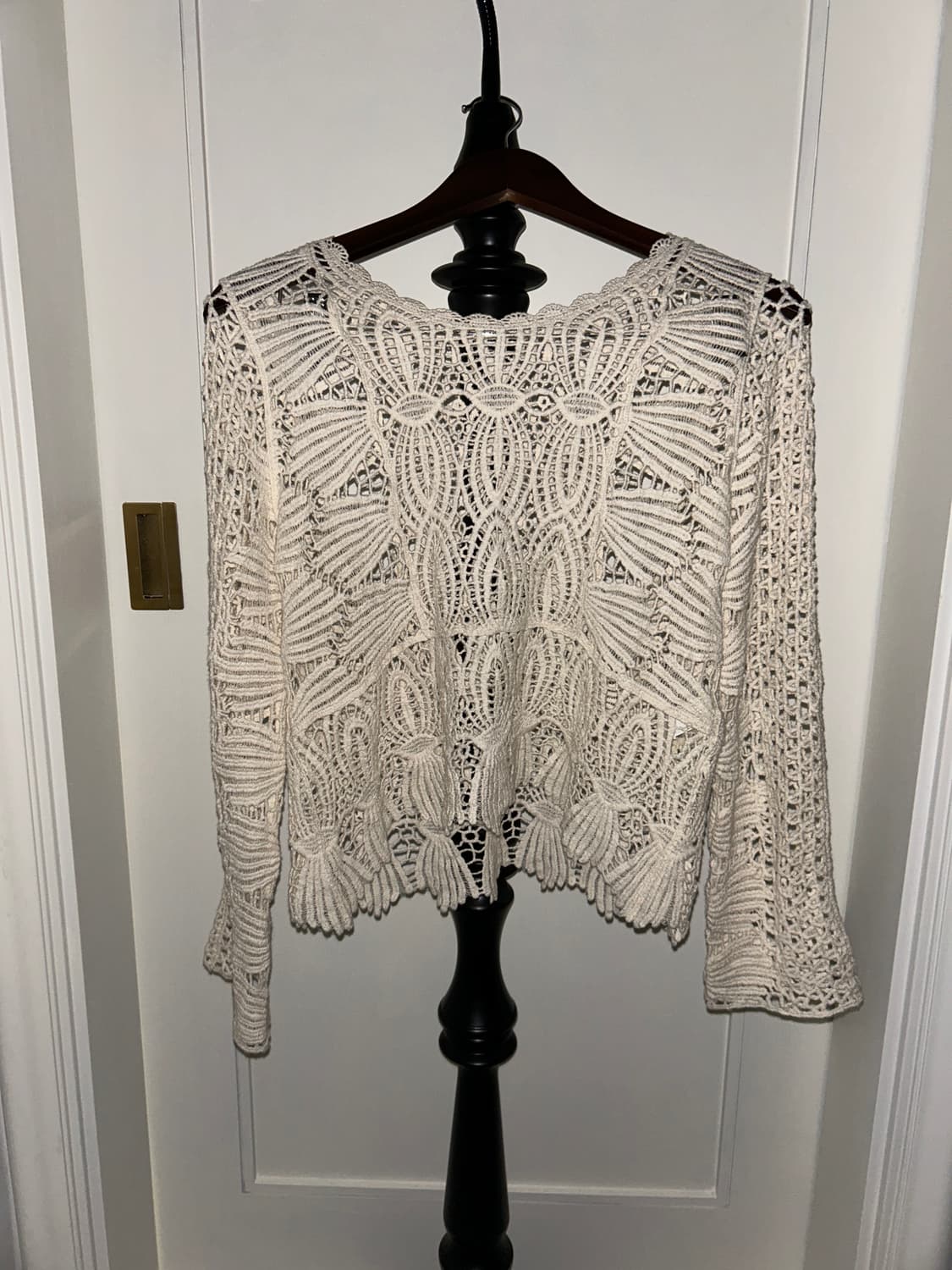 White Crochet Knit  / 빈티지 크로쉐 니트 상품이미지2