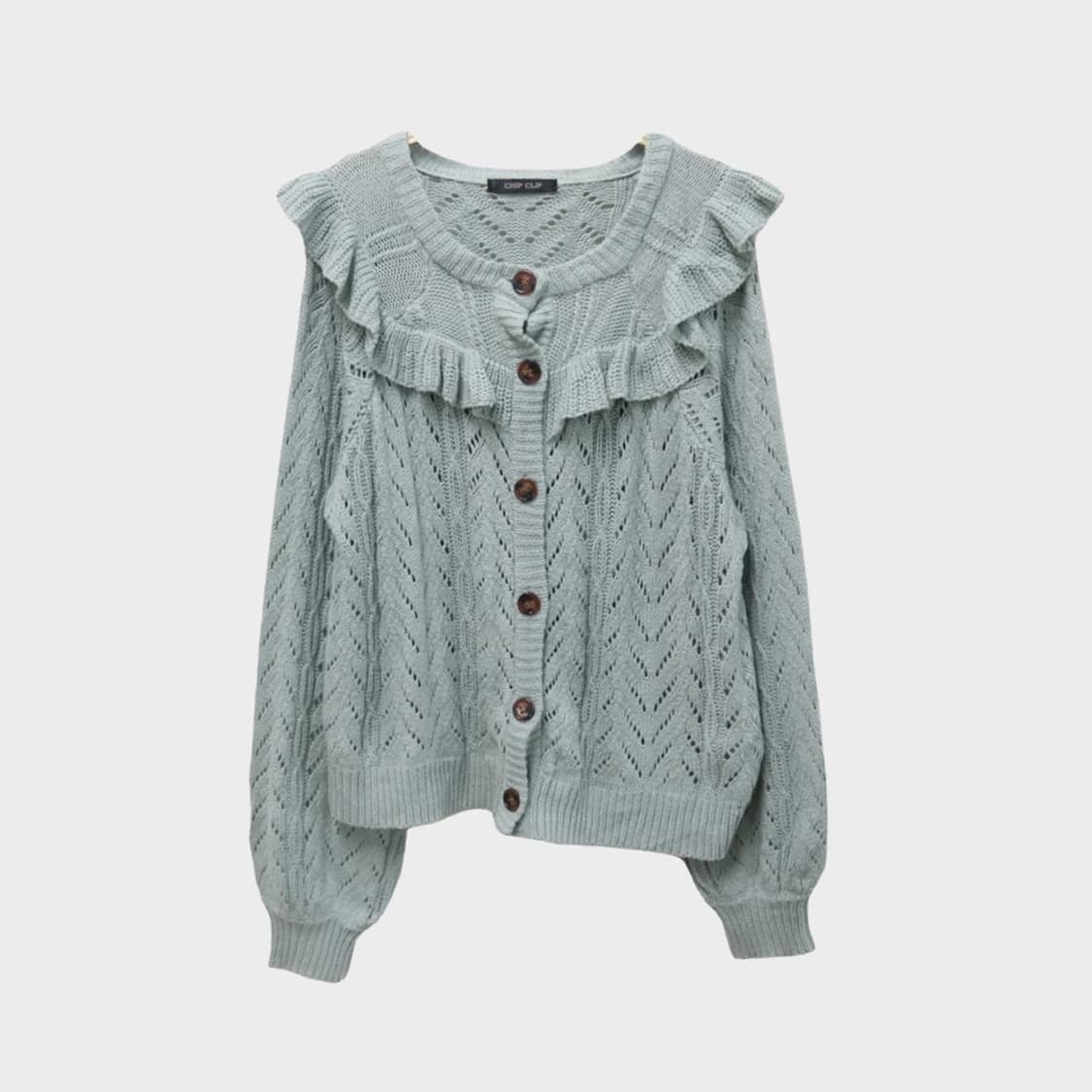 CHIP CLIP 프릴 러블리 니트 가디건 62824 상품이미지1