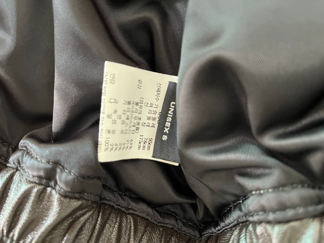 와이프로젝트 드레이프 레더 봄버 S 상품이미지4