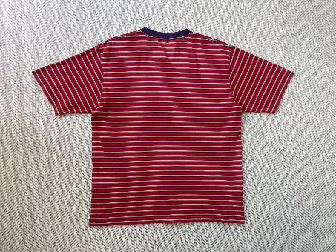 빈티지 올드 uniqlo 스트라이프 반팔티셔츠  상품이미지4