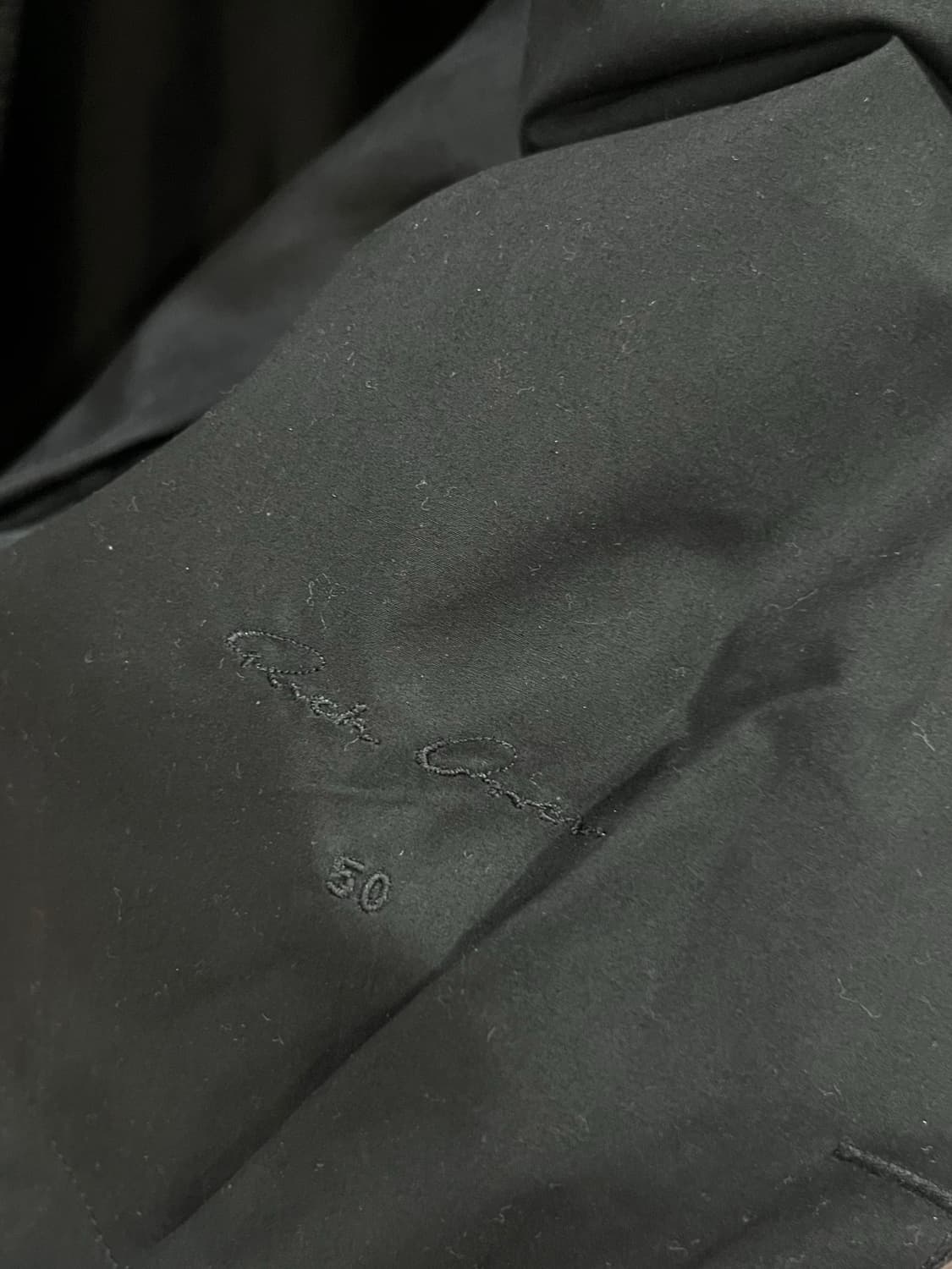 릭오웬스 스티치 플라이트 자켓 50 상품이미지5