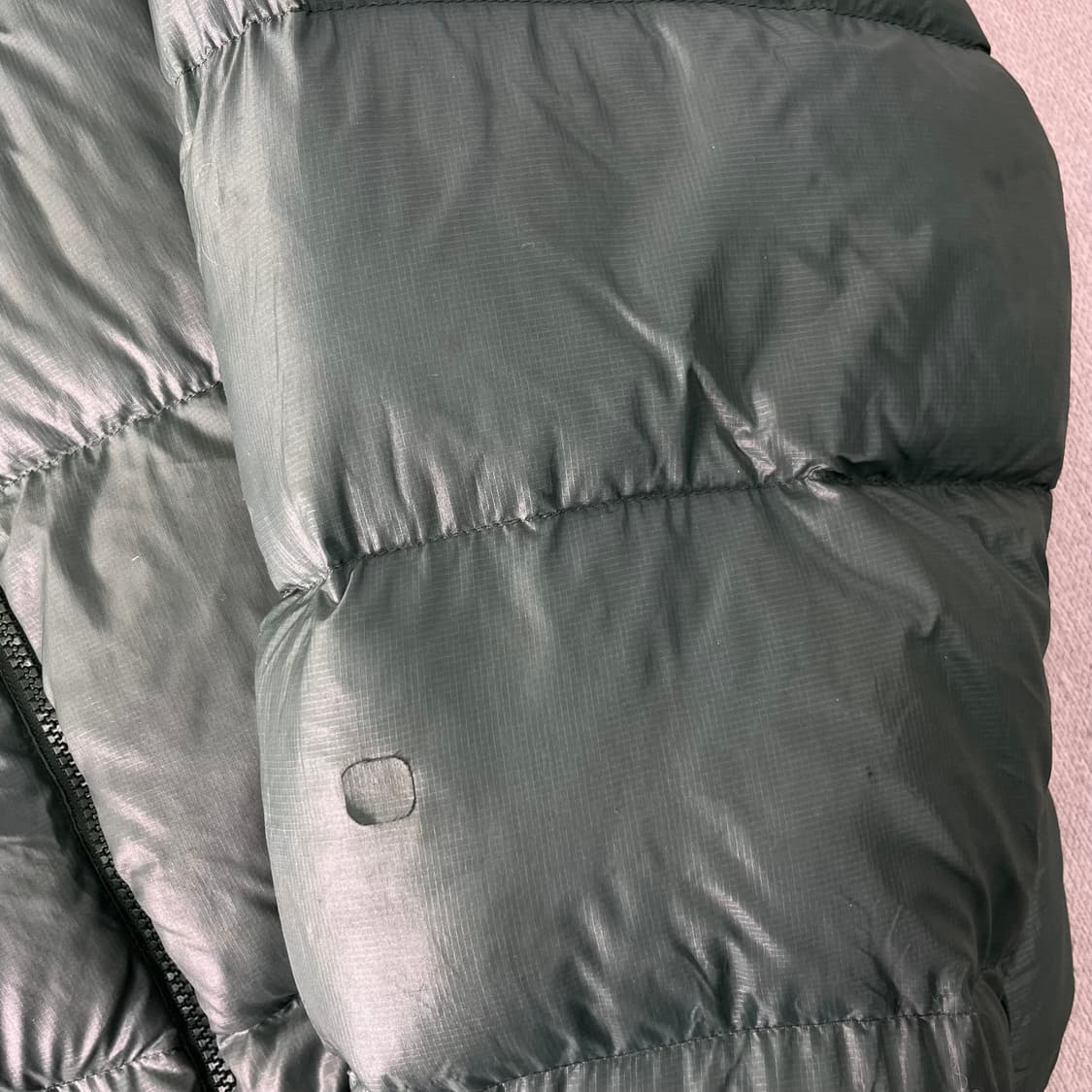 100 노스페이스 눕시 700 그린 패딩 상품이미지7