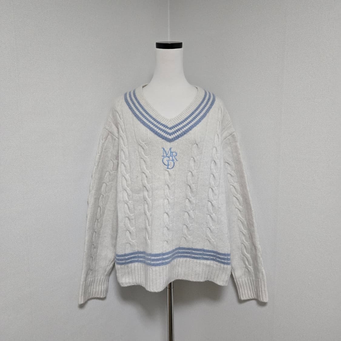 마르디메크르디 캐시미어 혼방 브이넥 니트 / 여성 니트/ 여자 니트 상품이미지7