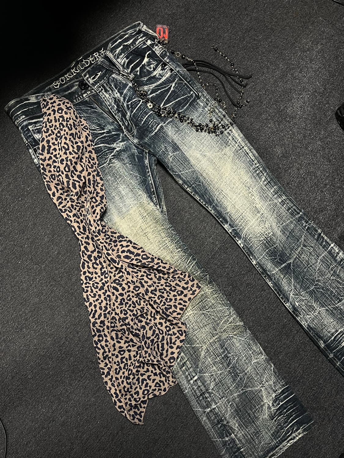 JPN Punk leopard scarf 상품이미지2