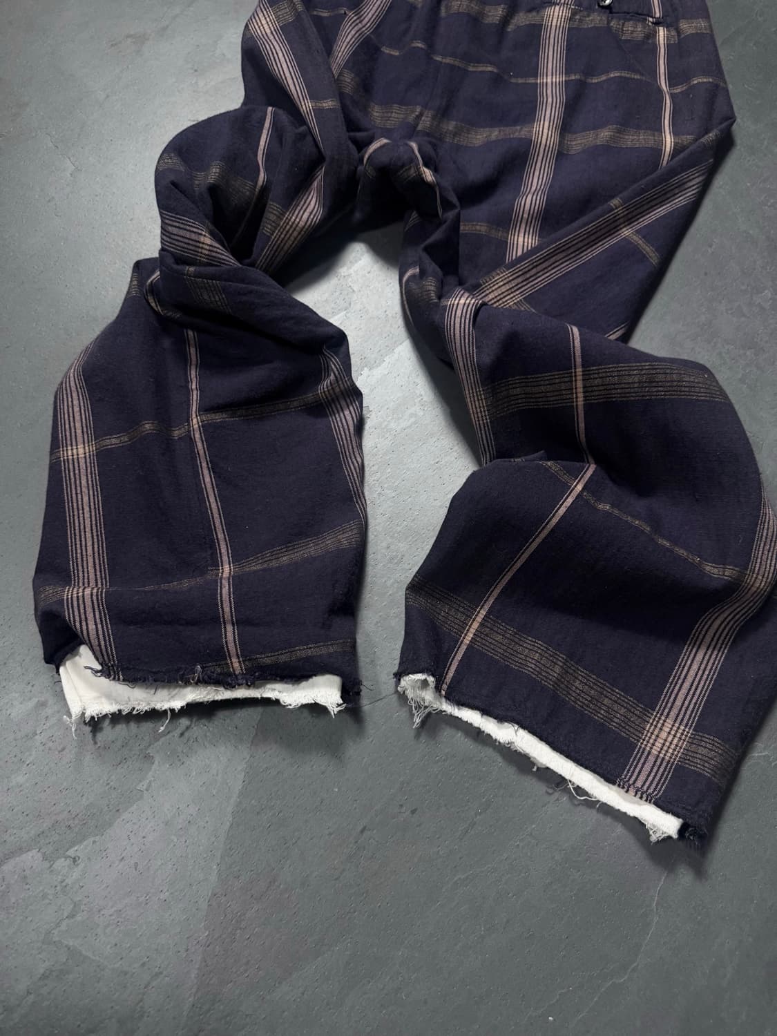 NICENESS ALI Khadi Checked Trousers 상품이미지10