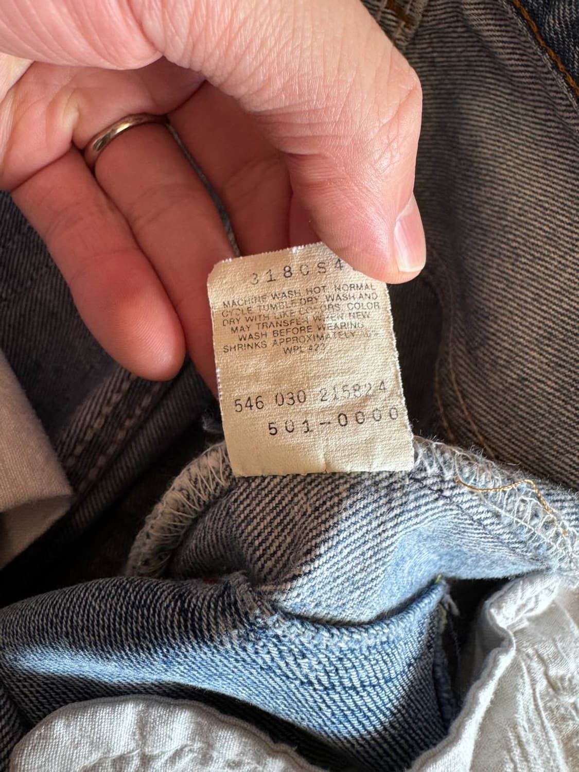 리바이스 501 커스텀 인디고진 (34) 상품이미지5