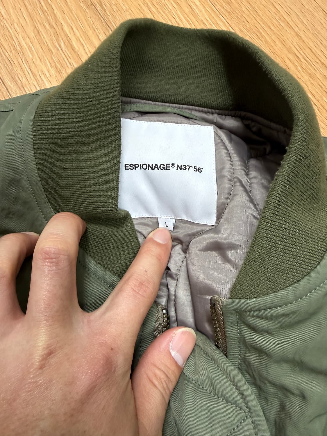 에스피오나지 Ma-1 L사이즈 팝니다. 상품이미지2