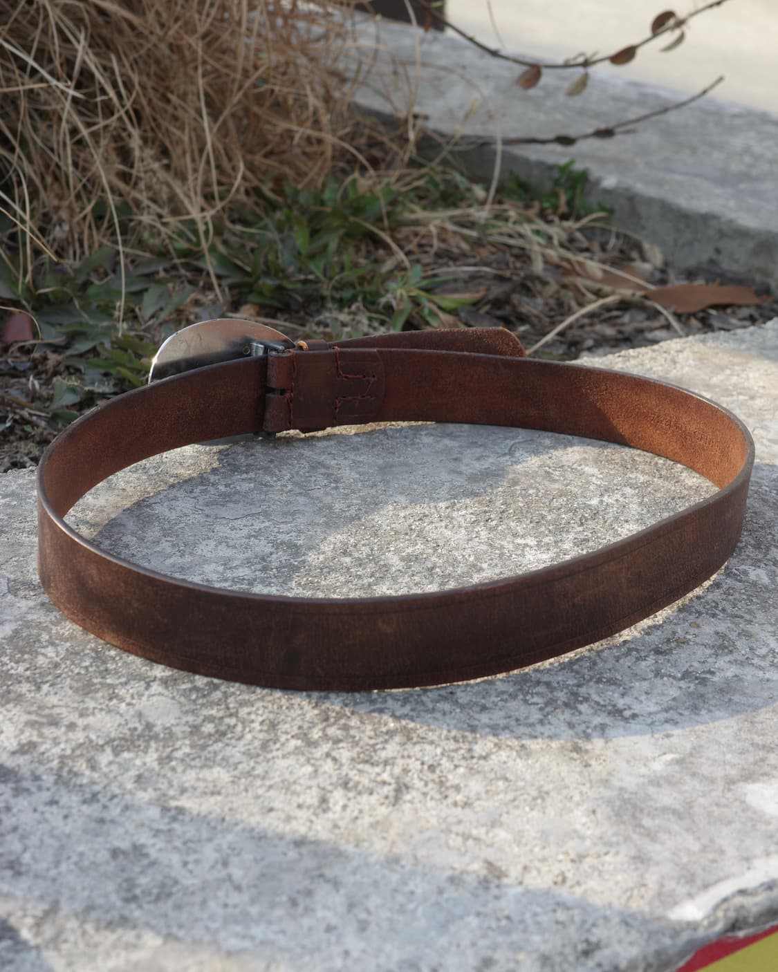 빈티지 에스닉 버클 레더 벨트 상품이미지3