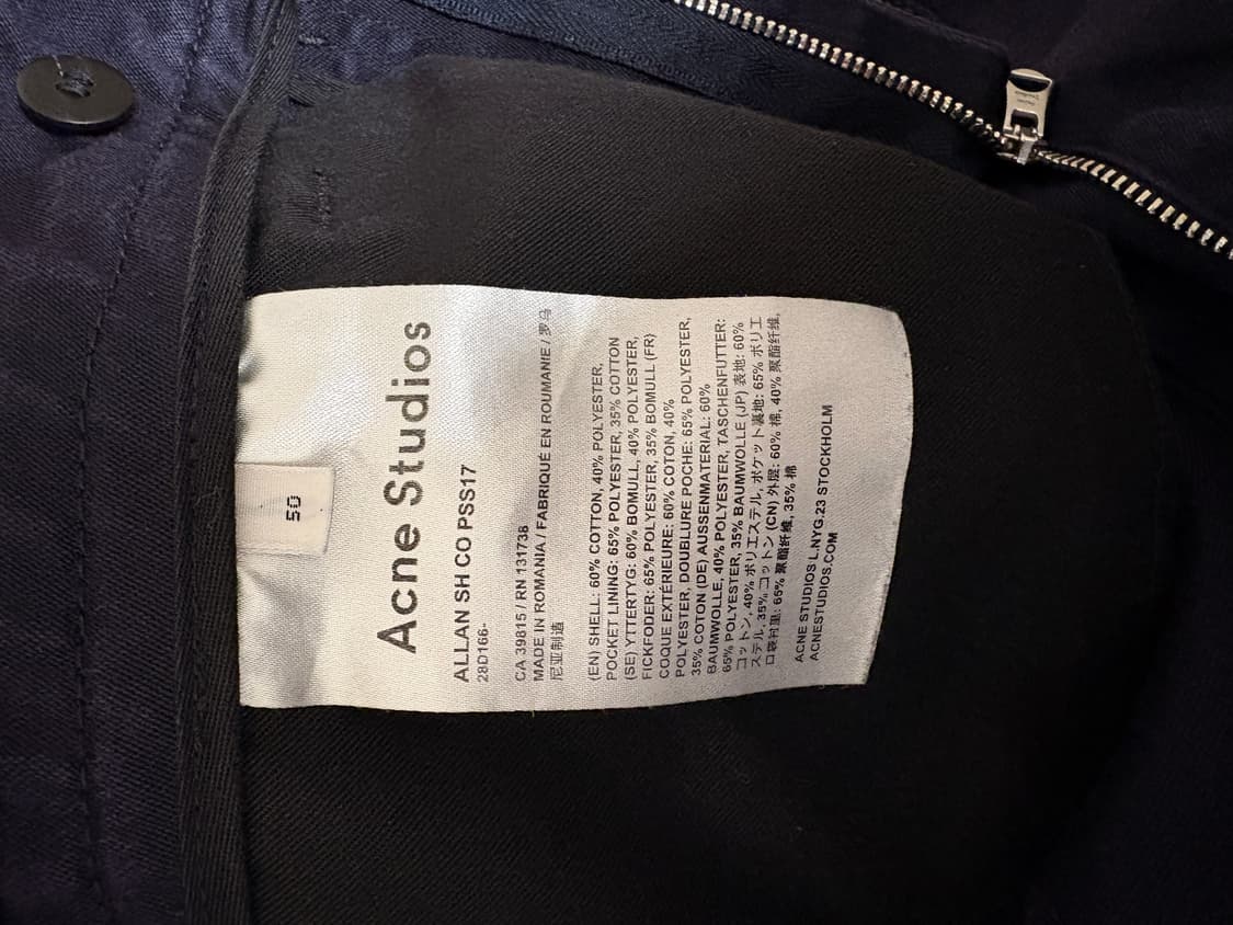 아크네 Acne Studios ALLAN Shorts 50 상품이미지4