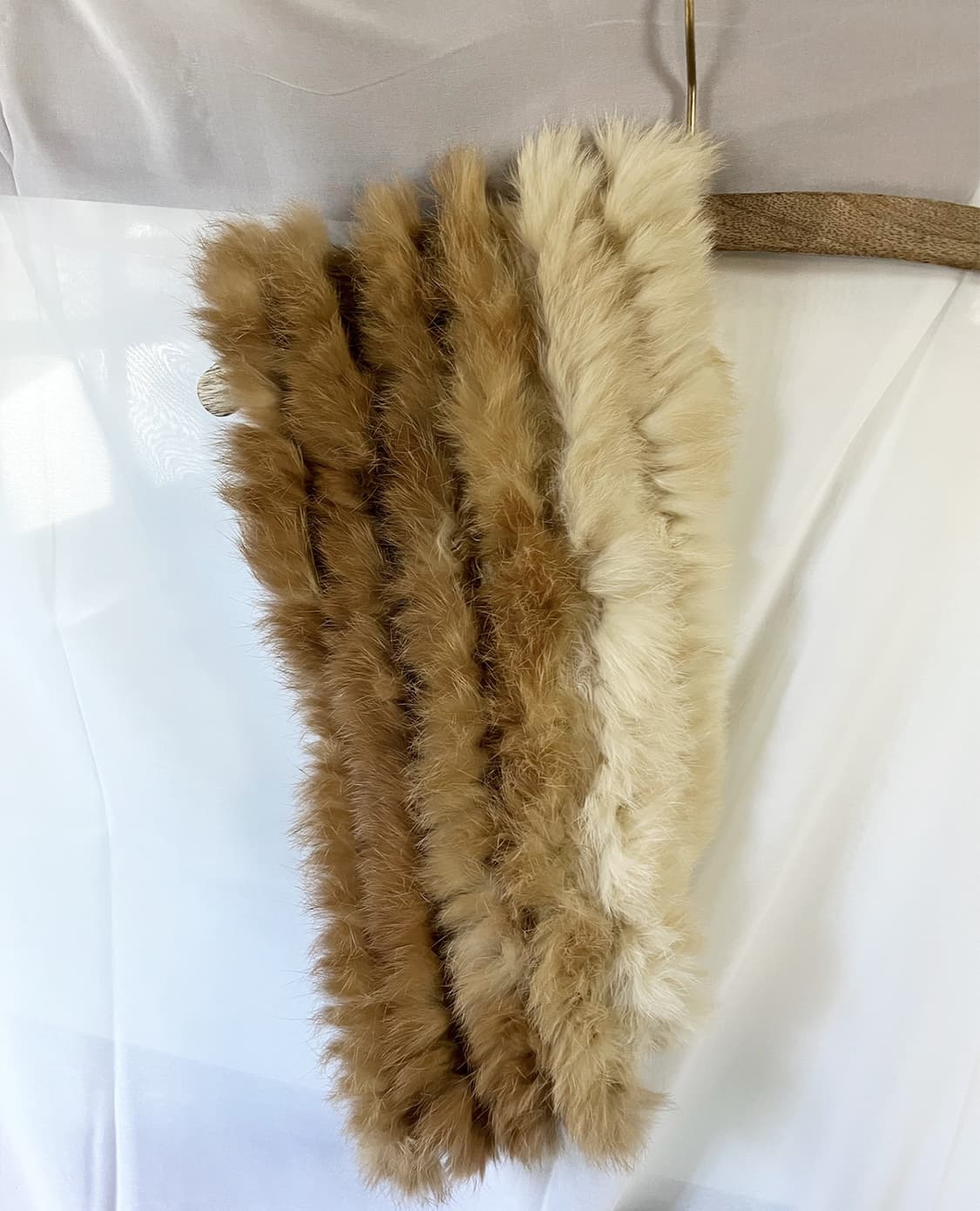 REFLECT brown fur muffler 상품이미지6