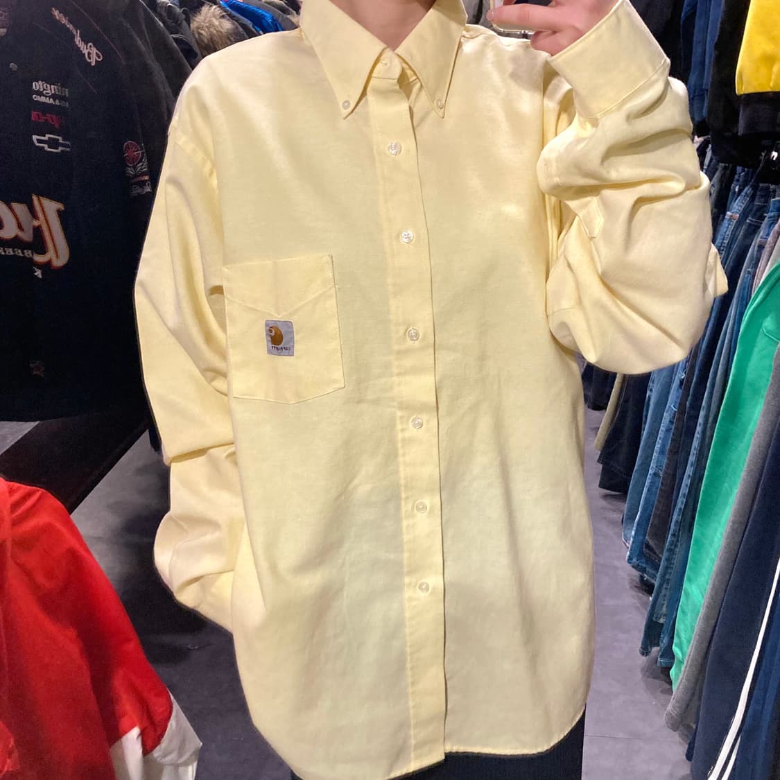 [IM]칼하트 긴팔셔츠 옐로우 상품이미지4