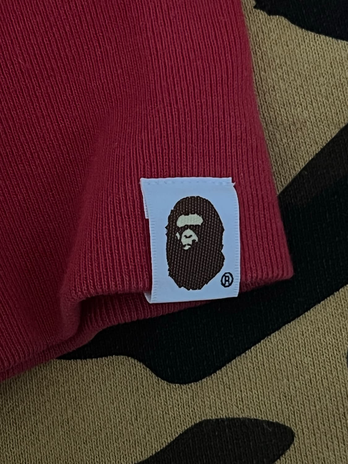 정품 BAPE 베이프 레드 샤크 후드 후드집업 상품이미지6