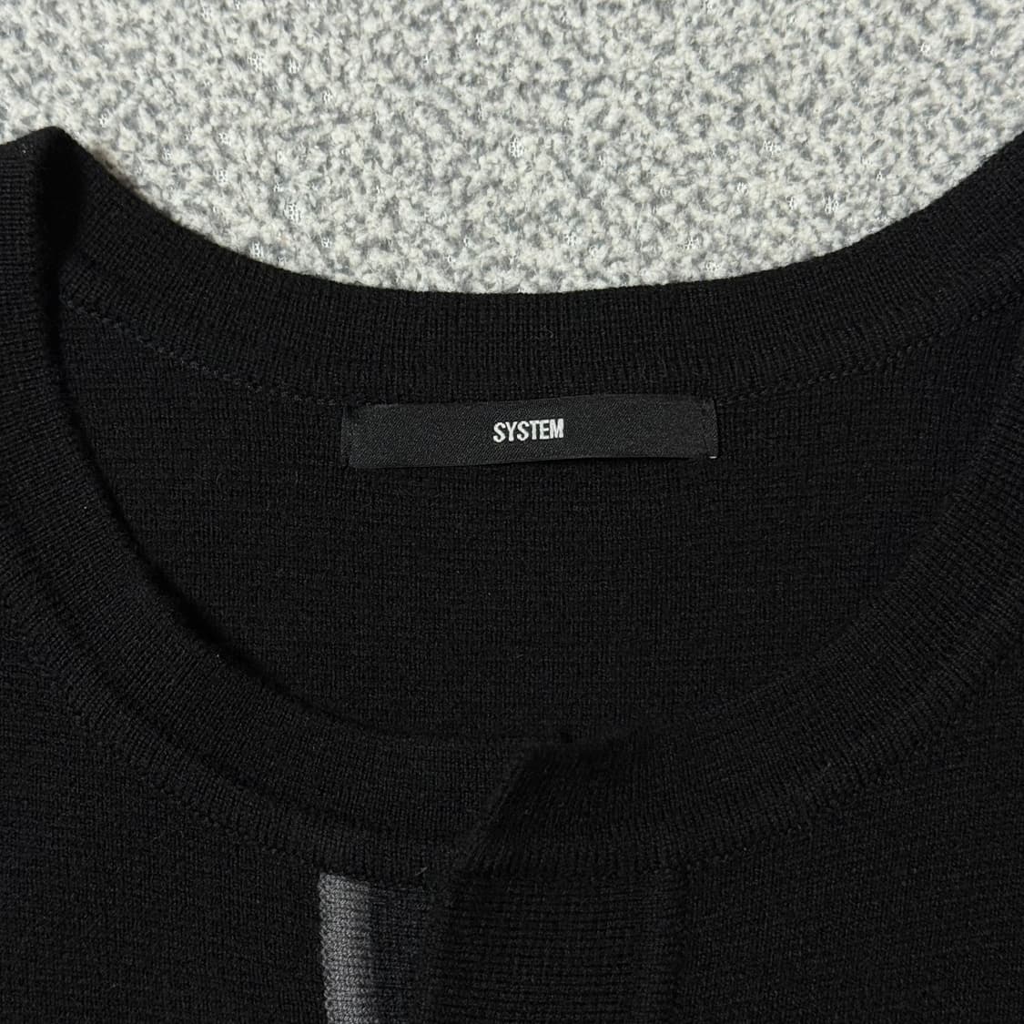 시스템 옴므 울 니트 조끼 100 상품이미지5