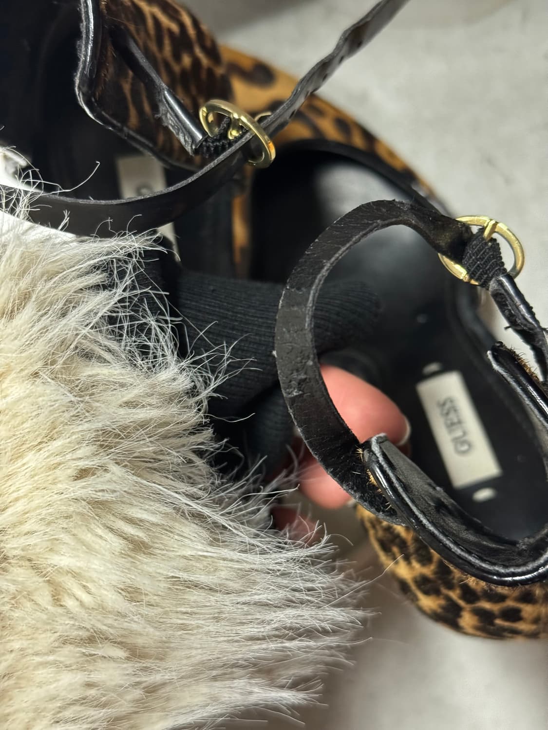 Guess 갸루 레오파드 멀티포니헤어 힐 상품이미지7