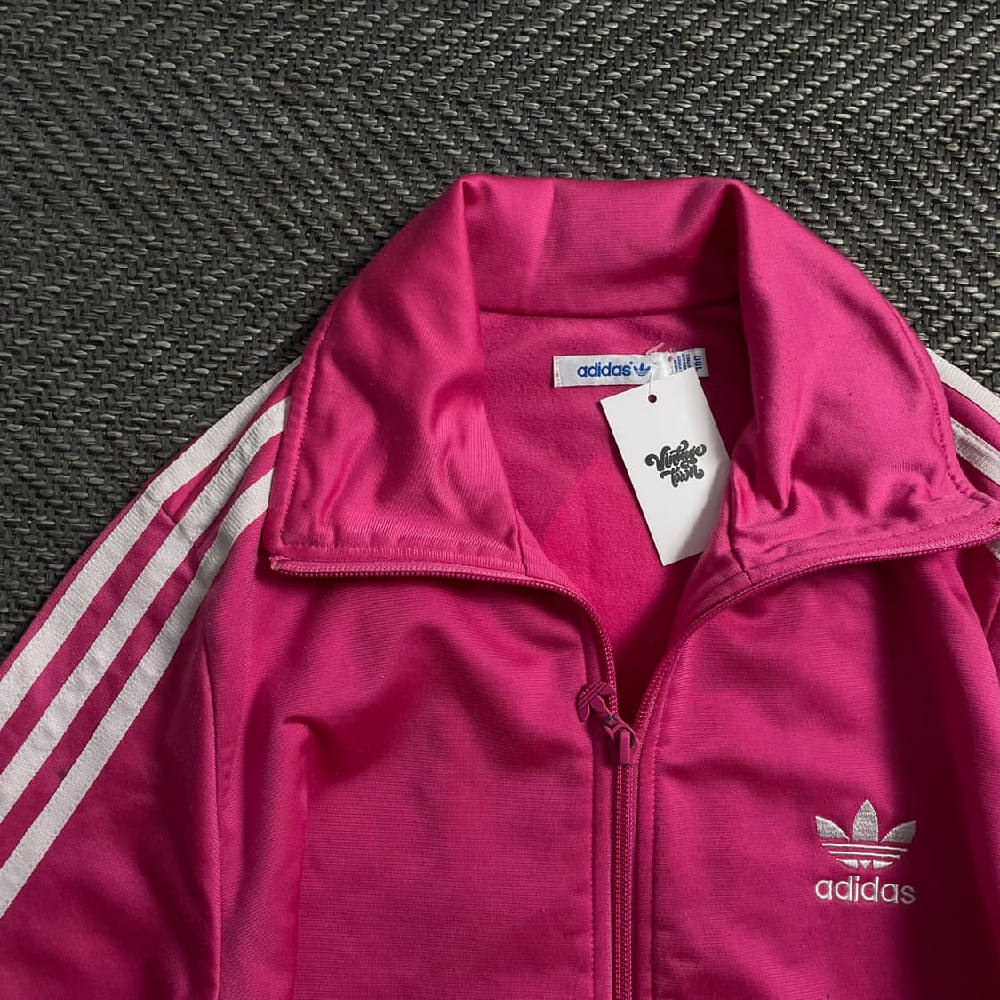 아디다스 우먼스 파이어버드 빅로고 크롭 트랙탑 o 4087 상품이미지4