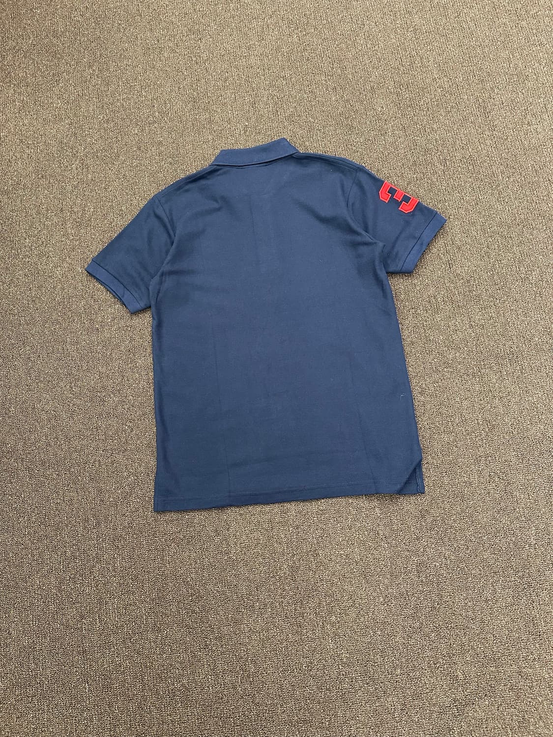 M)폴로 랄프로렌 빈티지 네이비 빅포니 카라 반팔 메쉬 상품이미지5