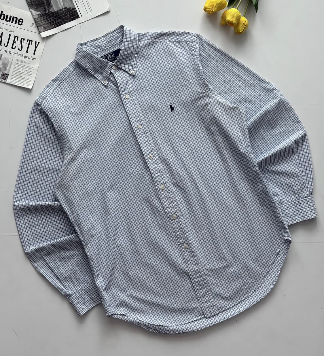 Polo 폴로랄프로렌 깅엄 체크 셔츠 상품이미지1