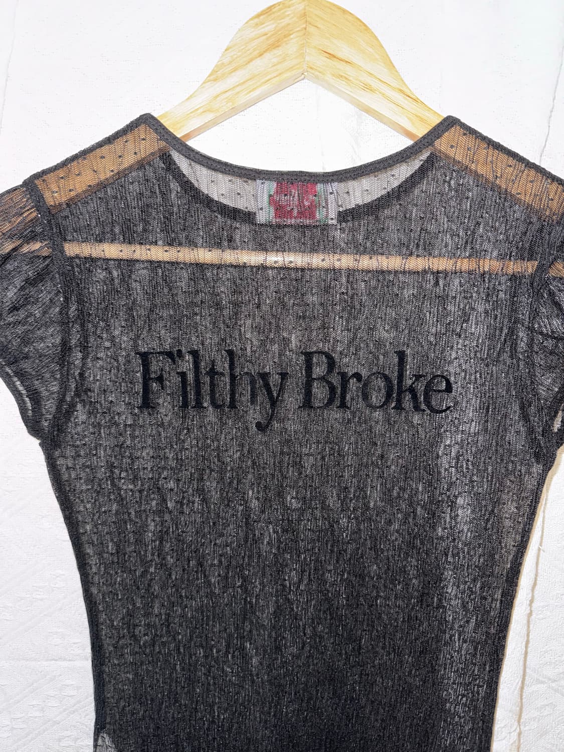 Sculptor Filthy Broke 시스루 반팔  상품이미지3