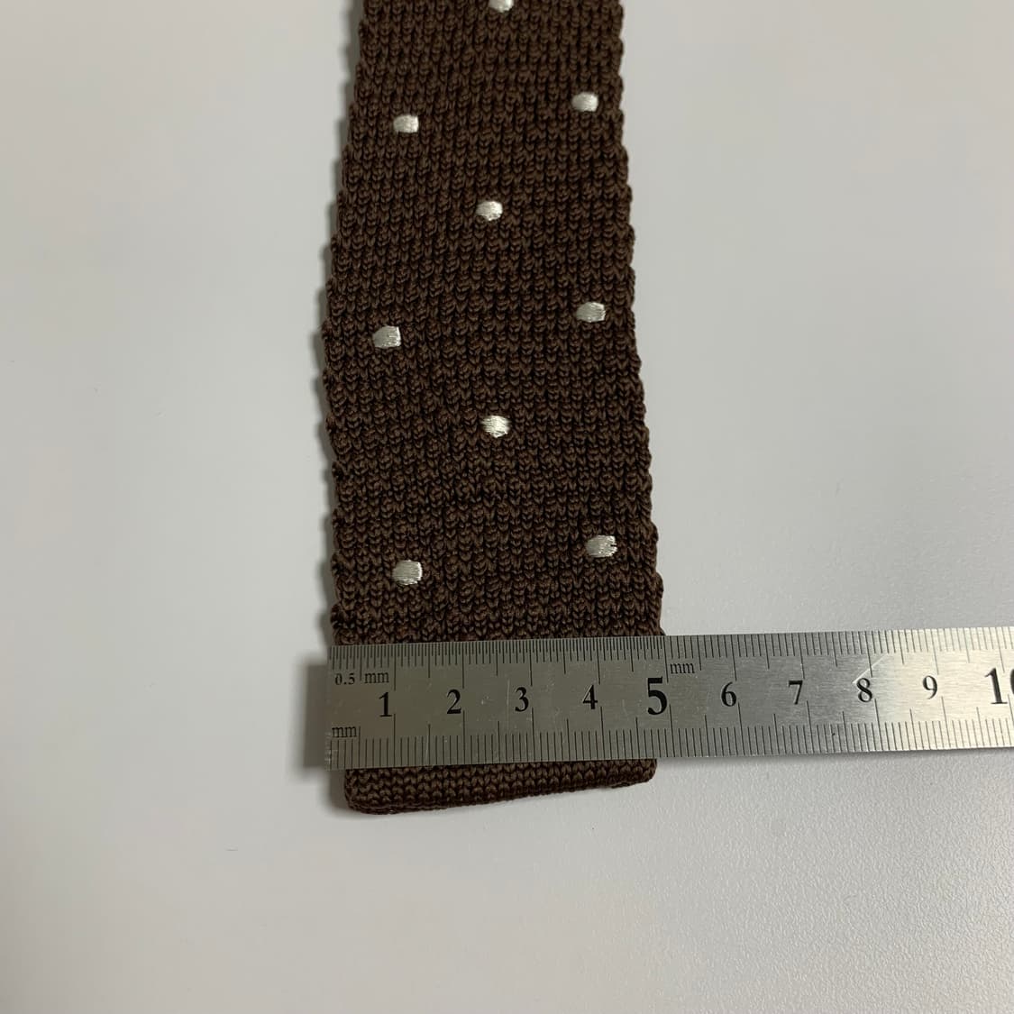 밴디벤디 100폴리에스터 도트 니트타이 슬림넥타이 5cn A+등급 상품이미지9