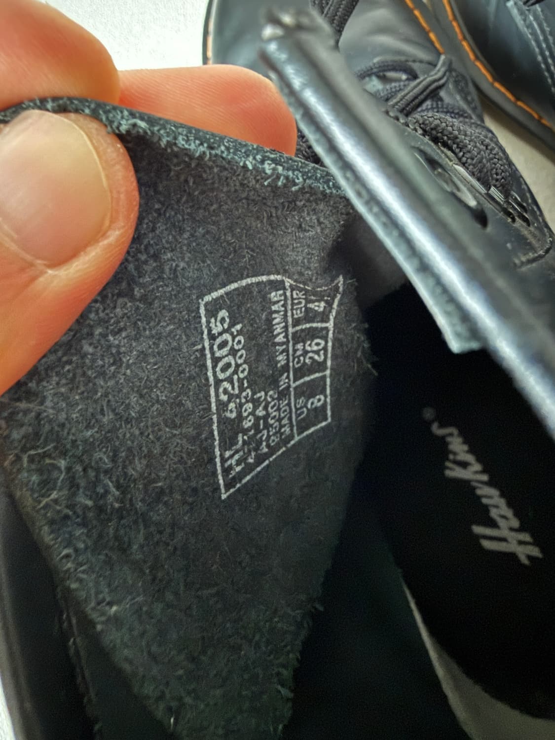 [260]호킨스(Hawkins) 8홀 레더 부츠 상품이미지10