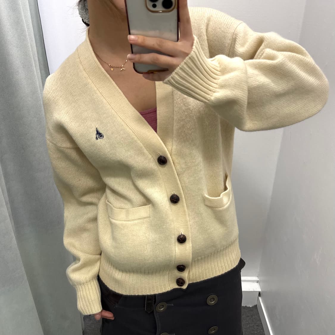 빈폴 아이보리 가디건 상품이미지1