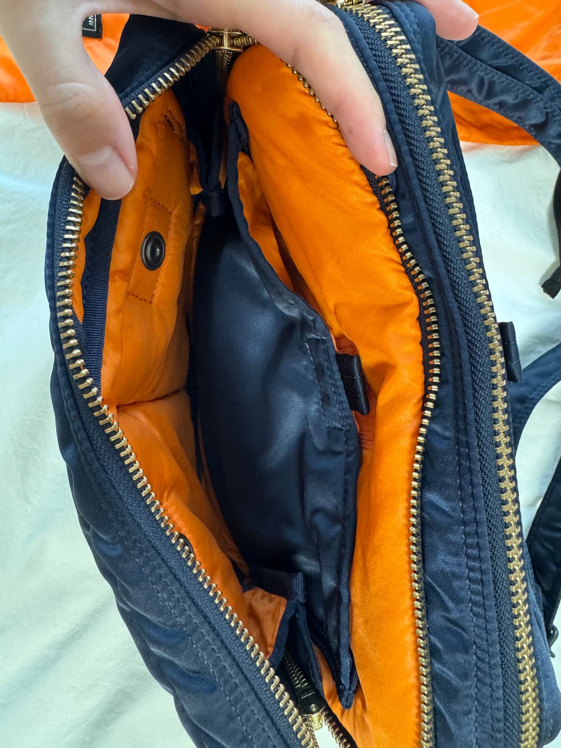 포터 올 뉴 탱커 슬링백 집 아이언 블루 상품이미지7