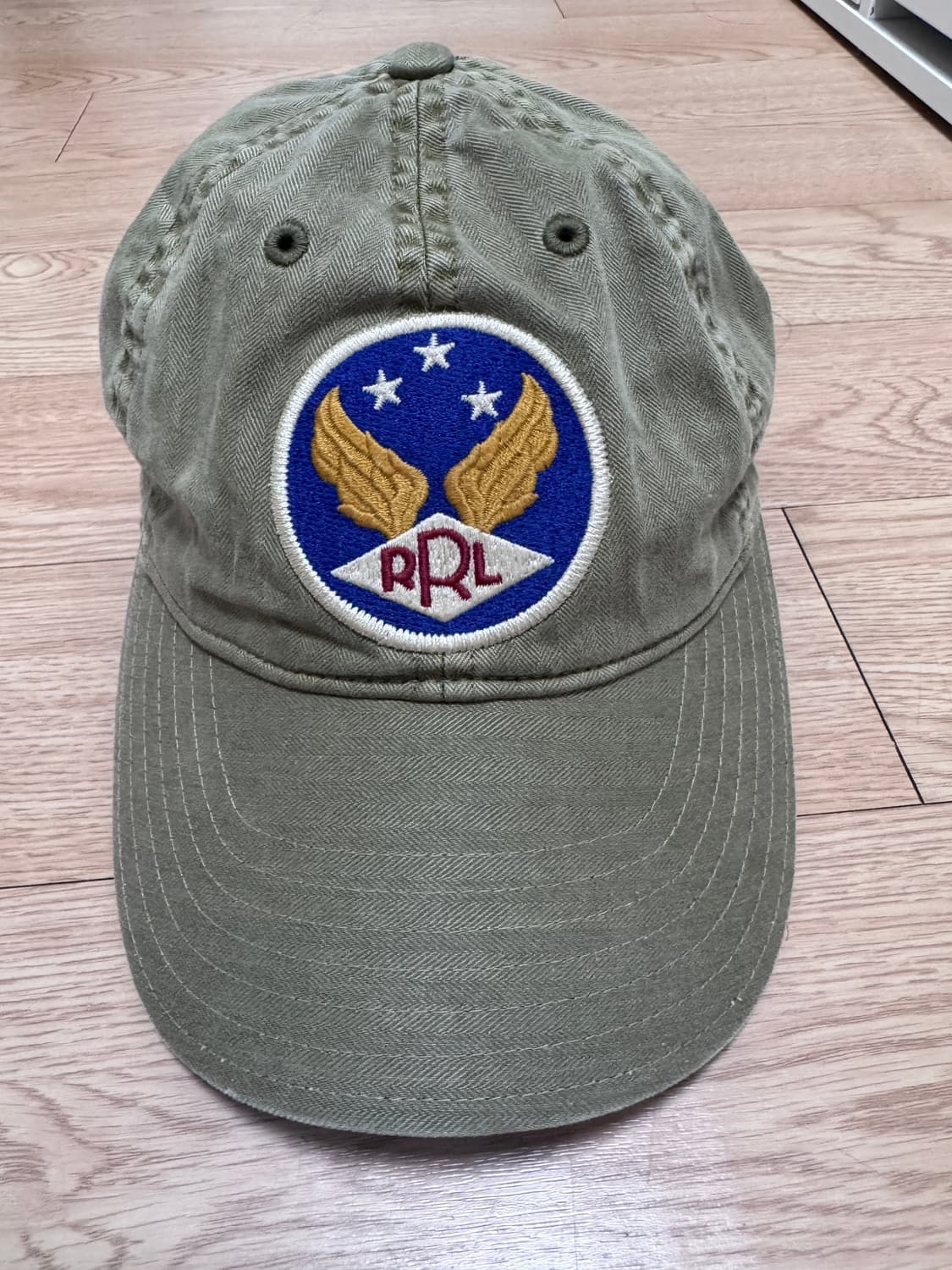 RRL 더블알엘 윙로고 볼캡 카키 상품이미지1