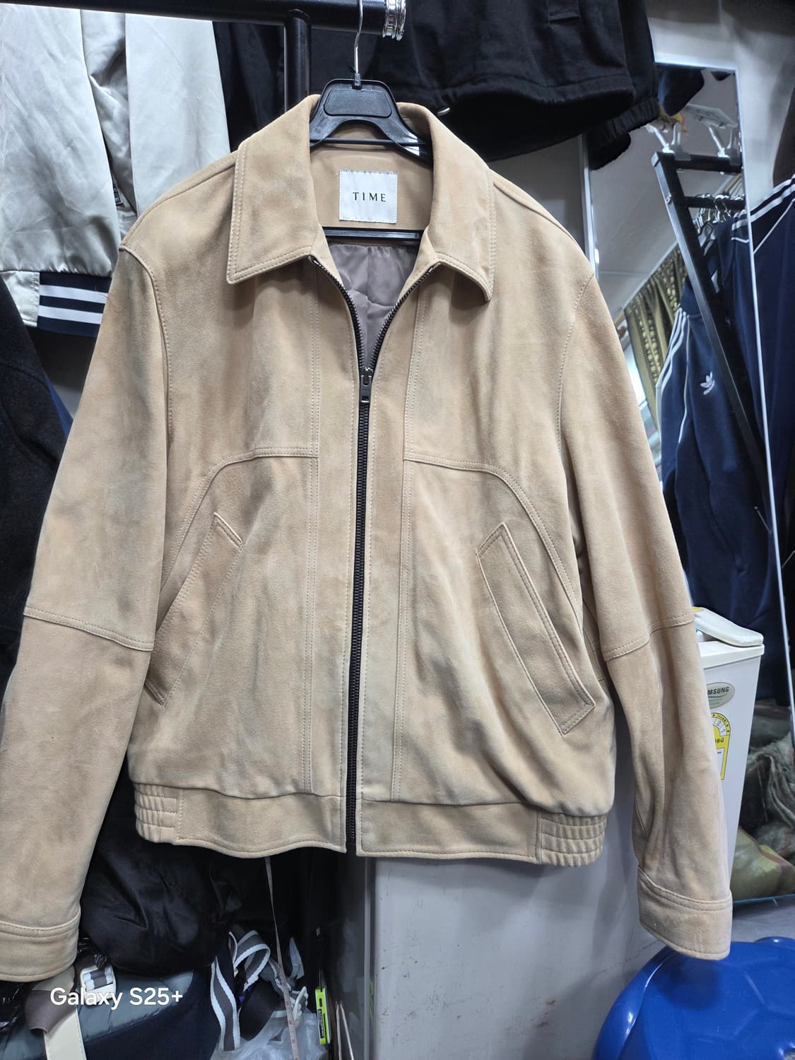 타임   양가죽   스웨아드   자켓 상품이미지1