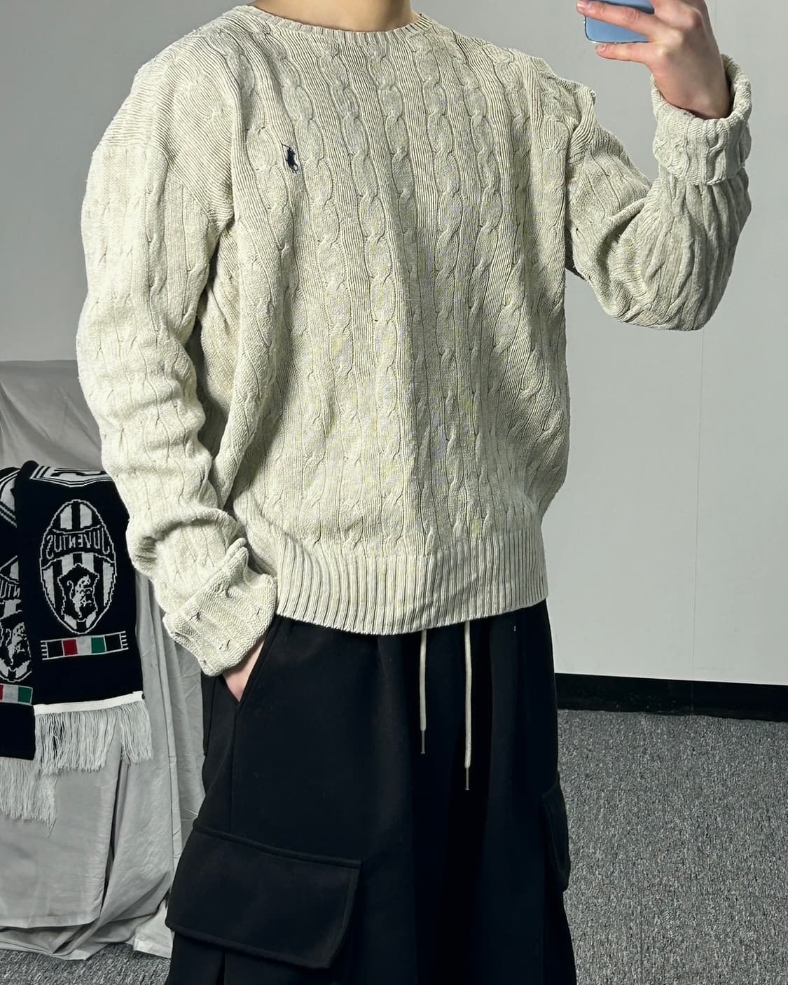 폴로 랄프로렌 케이블 실크 니트 상품이미지2