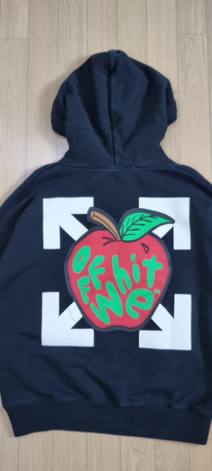 오프화이트 애플 플랫락 후드 M _ 공용 상품이미지2