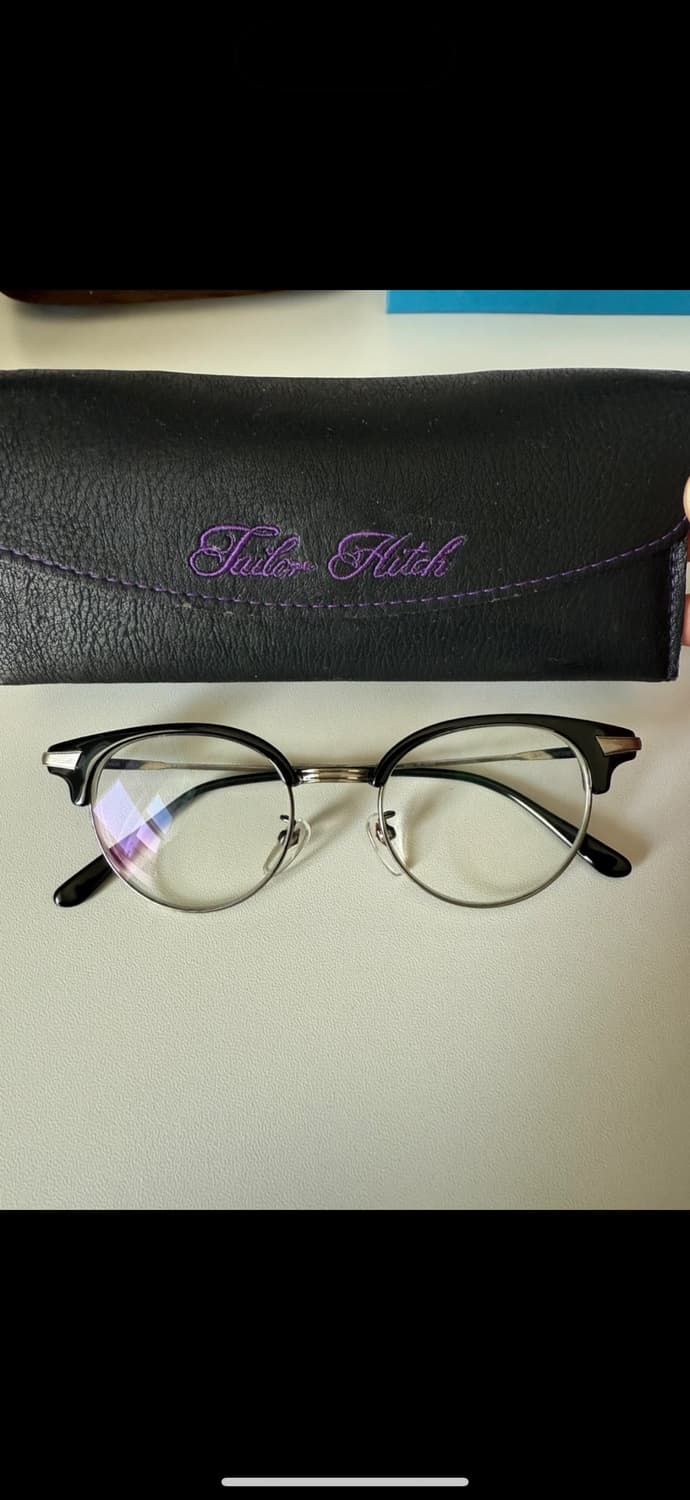 테일러 힛치 하금테 안경 블랙/실버 상품이미지1