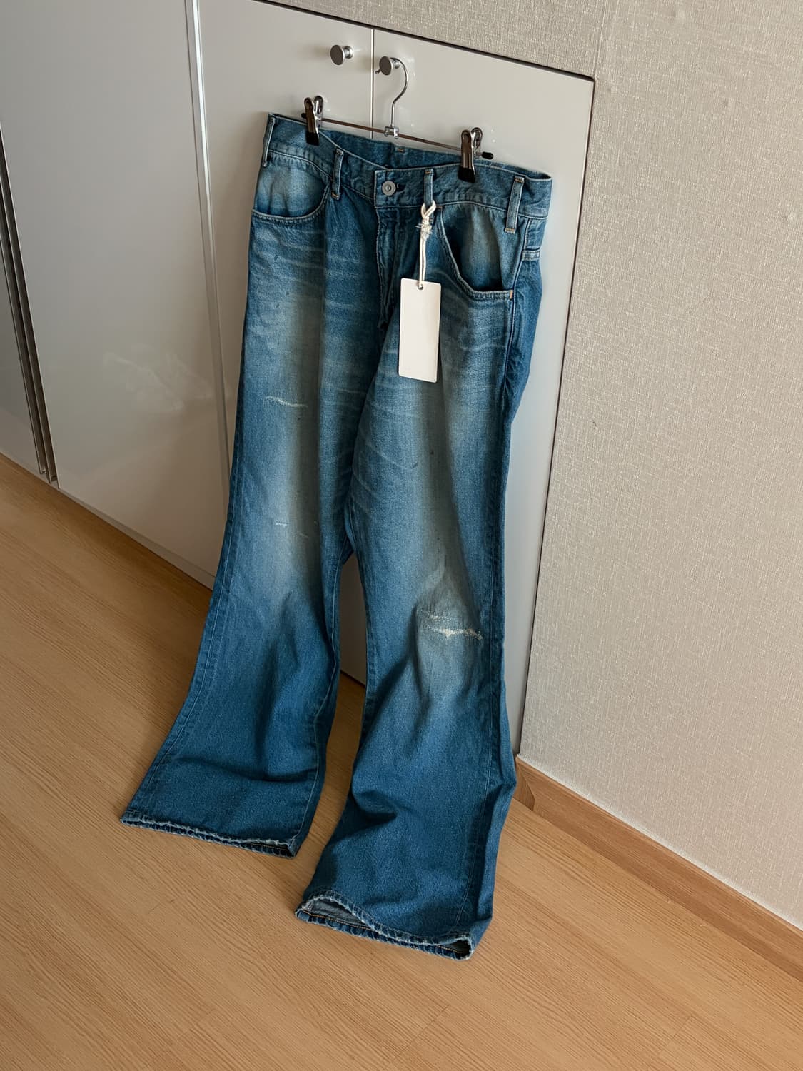 마티앤선즈 26ss 리페어플레어 데님 3사이즈 새상품 상품이미지1