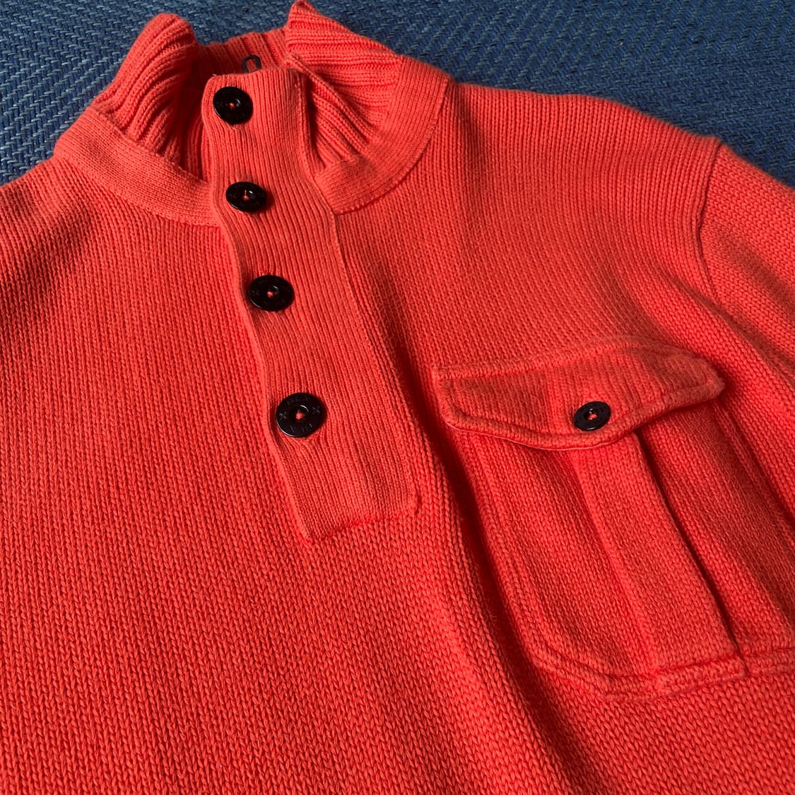 [S] RLX ralph lauren 랄프로렌 오렌지 니트 상품이미지3